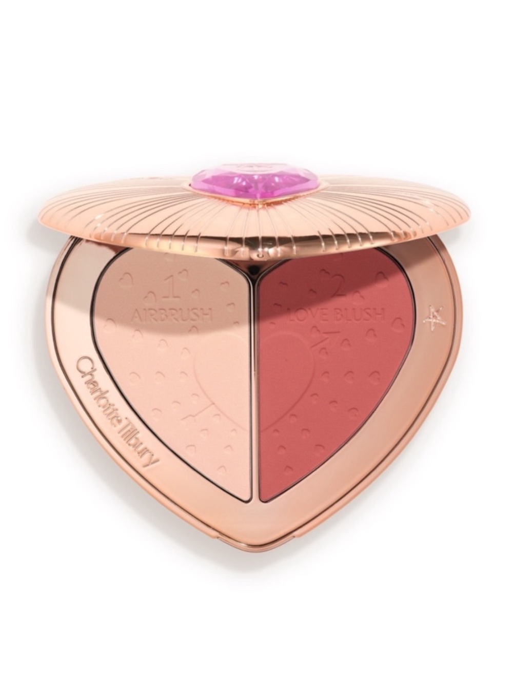 Charlotte Tilbury Heart Blush 💕 Pillow Talk - Flawless Peach 🍑